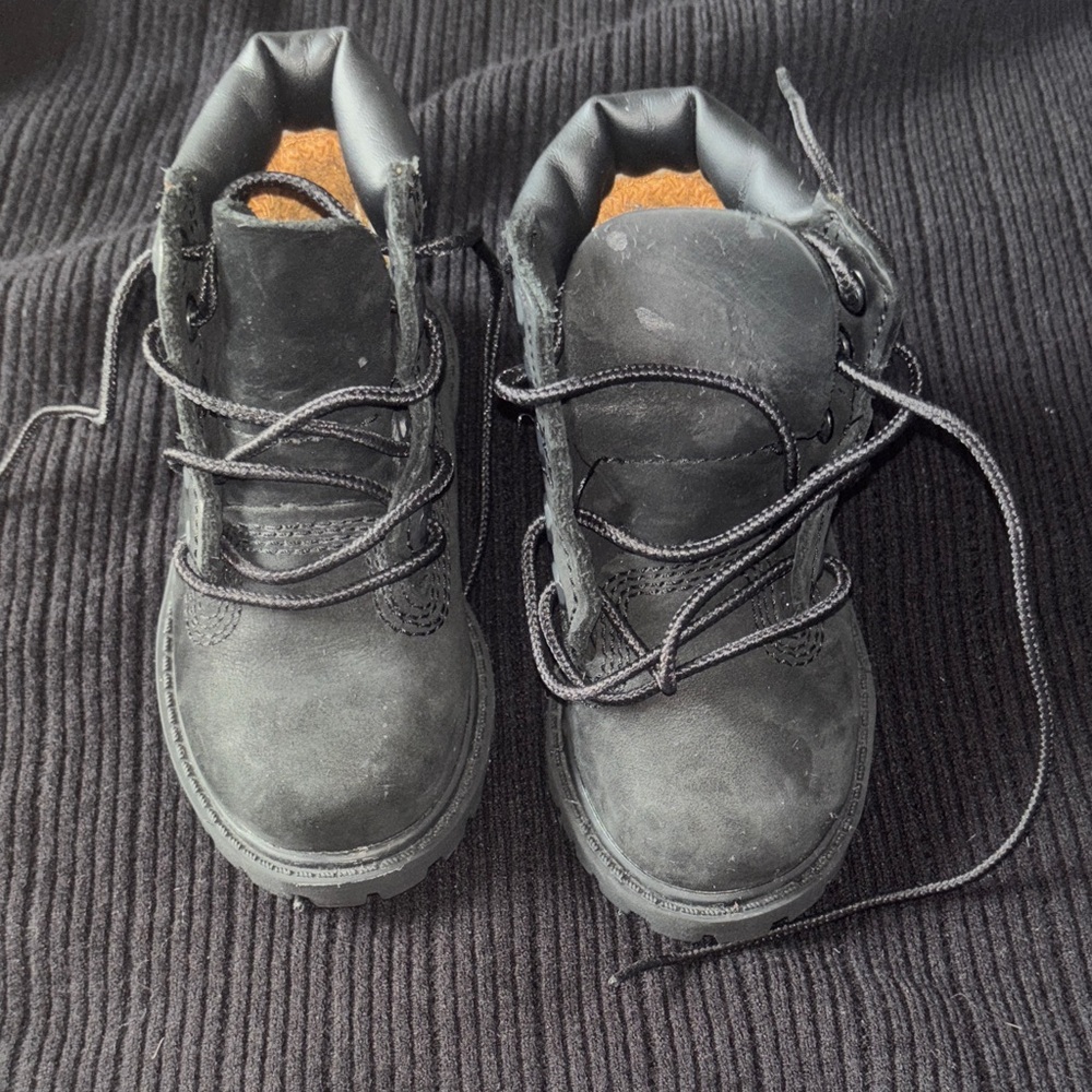 Timberland Black Kids Boots